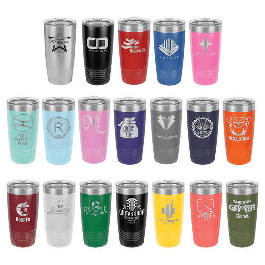 20 oz Tumbler custom laser engraved