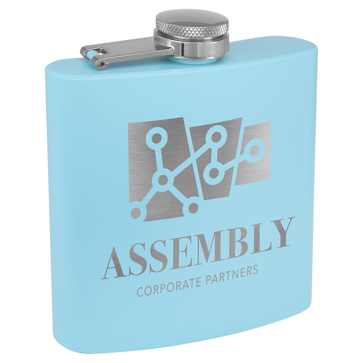 Flask custom laser engraved