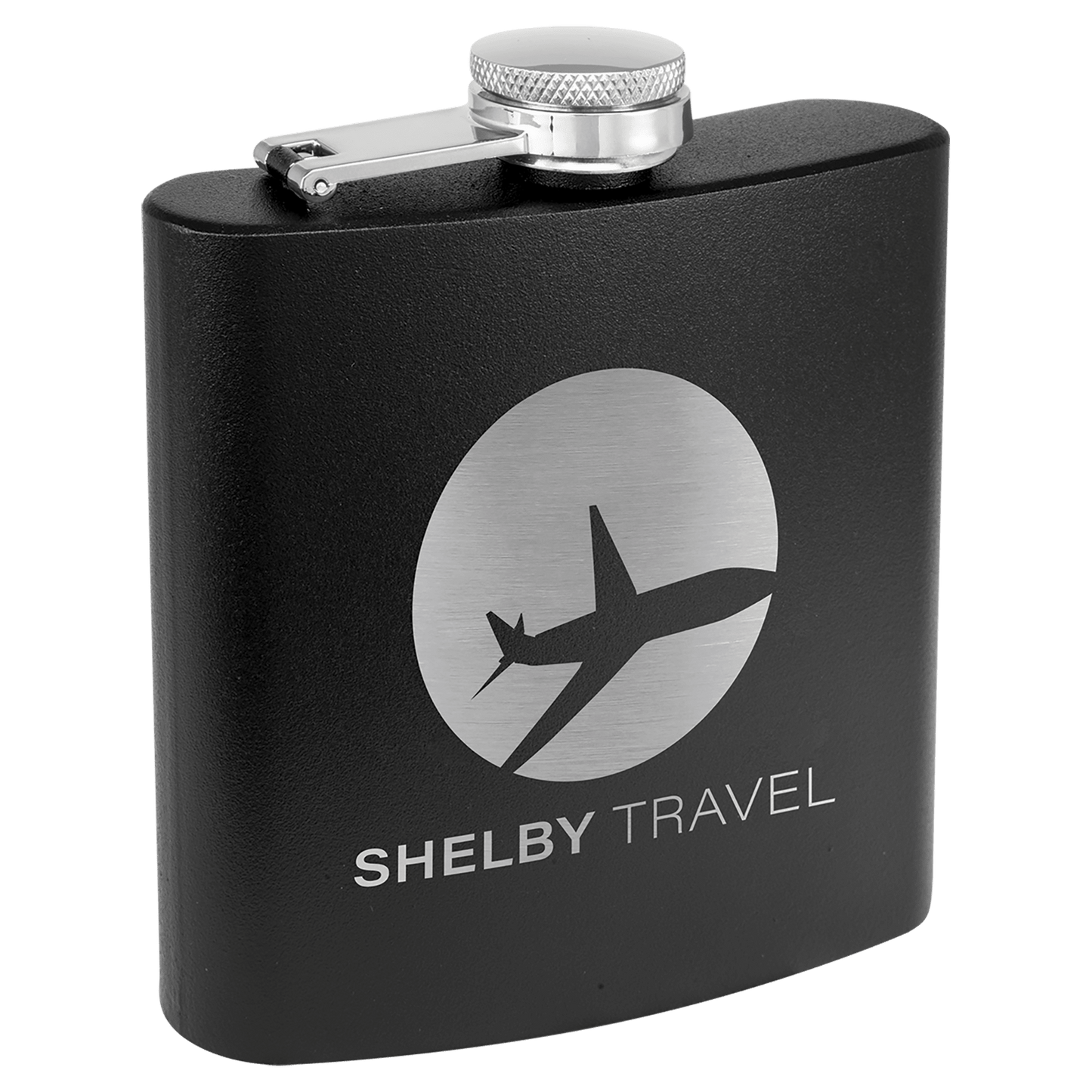 Flask custom laser engraved
